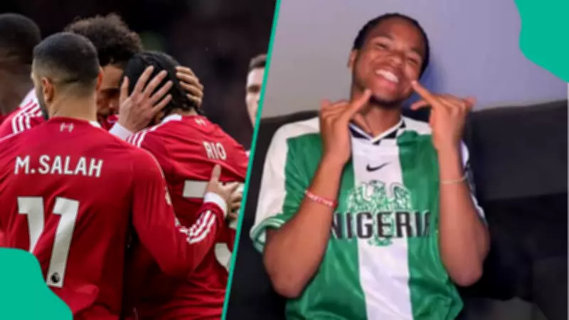 Liverpool Star Rio Ngumoha Wears 1996 Super Eagles Shirt, Fans React