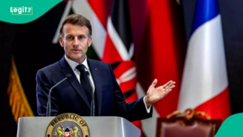 Macron Calls for Silence at Franco-African Summit in Kenya