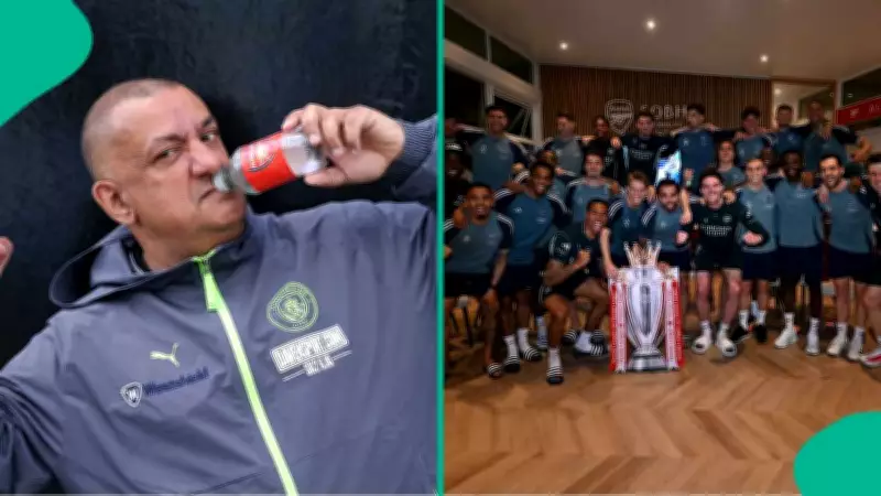 Man City 'Bottleman' Fan Sends Message to Arsenal After Premier League Win