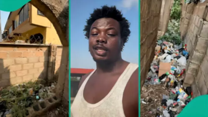 Man Returns Trash to Neighbors After They Turned His Compound Into Dumpsite