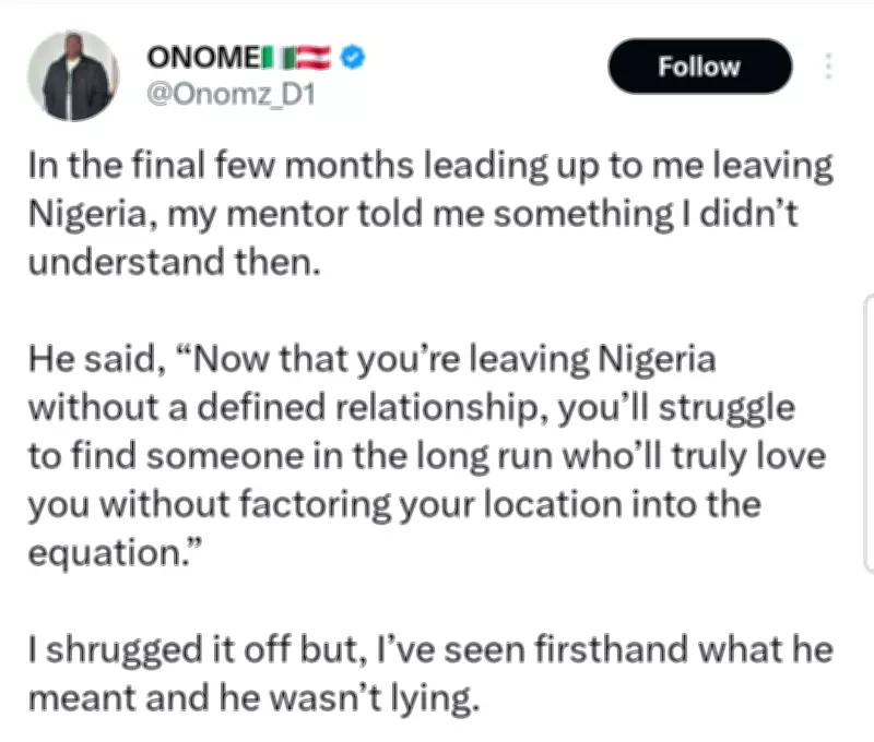 Mentor's Warning on Finding Love Abroad Sparks Online Reactions
