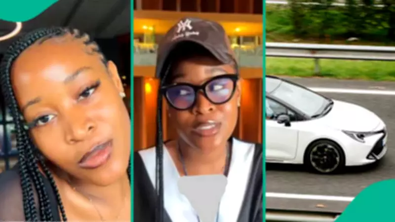 Nigerian Lady Criticises Handsome Corolla Driver in Viral TikTok Video, Sparks Backlash