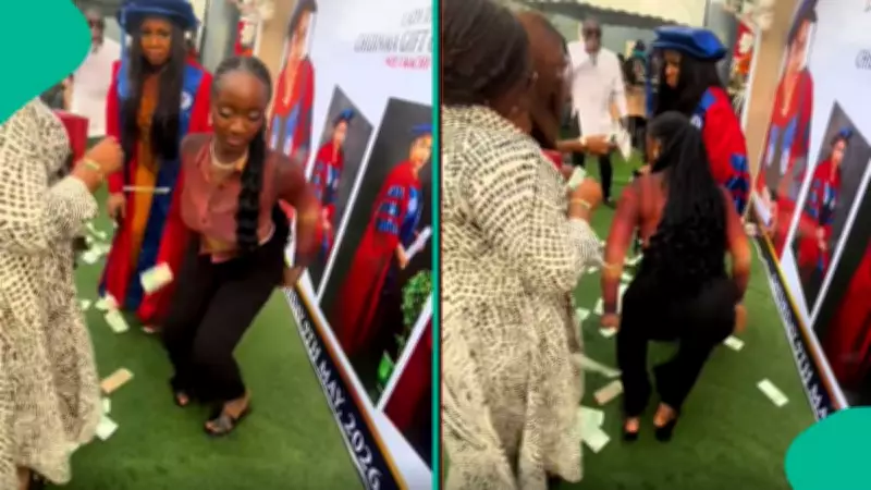 Nigerian Lady Dances Wildly to Celebrate Mother's PhD Achievement