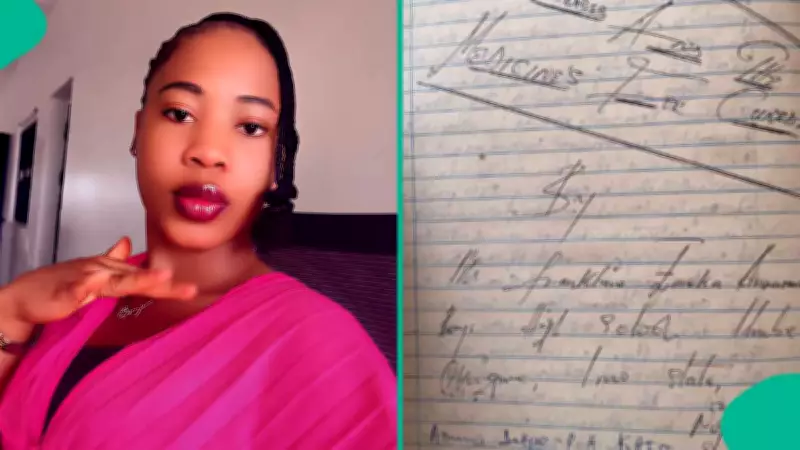 Nigerian Lady Discovers Father's 1981 Notebook, Shows Off His Beautiful Handwriting