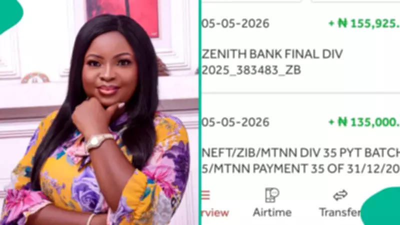 Nigerian Lady Overjoyed After Receiving Dividends from MTN and Zenith Bank
