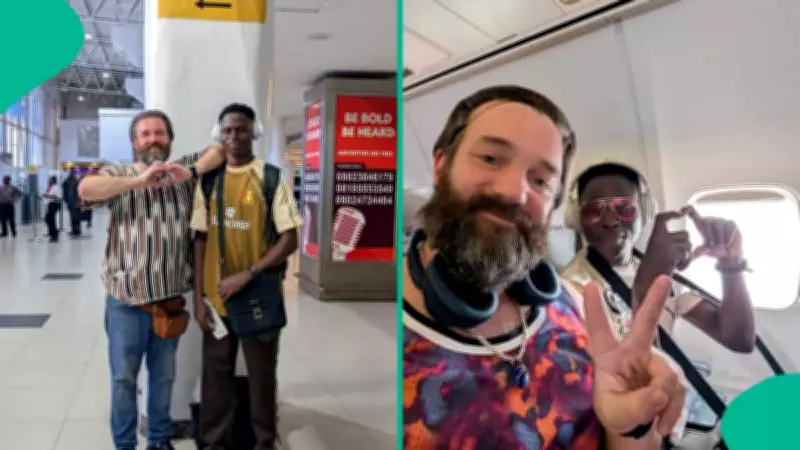 Nigerian Man Forms Unlikely Friendship with Foreign Employer After Project
