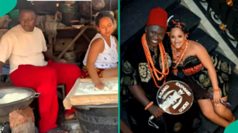Nigerian Man Married to Polish Woman Explains Why She Differs from Nigerian Ladies