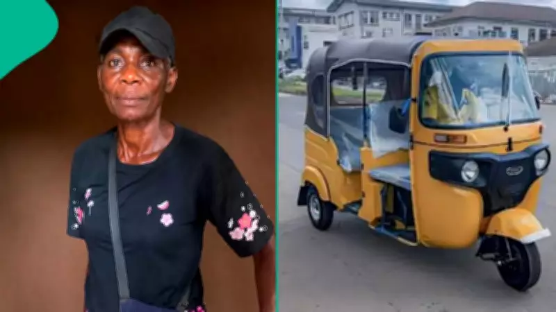 Nigerian Mother-Daughter Duo Rides Keke for Income, Video Goes Viral