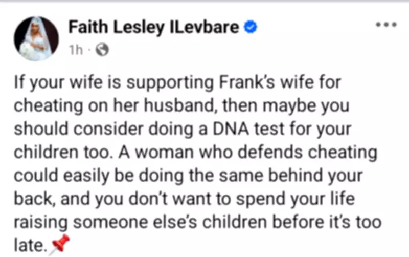 Nigerian Woman Advises Men to DNA Test Kids if Wives Support Cheating
