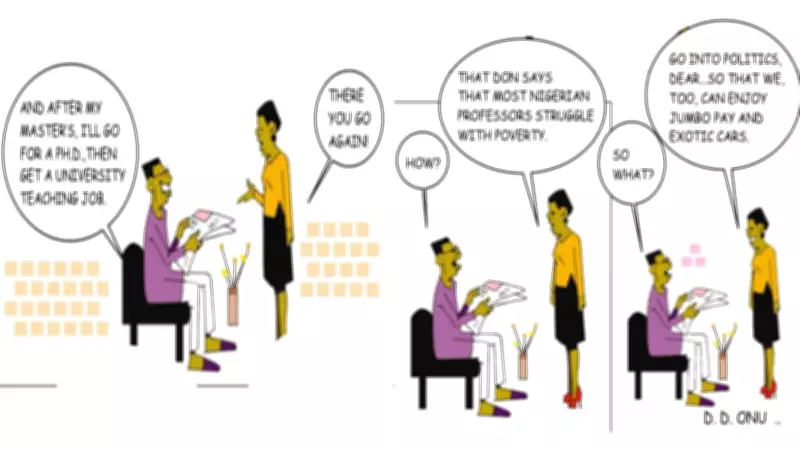 Nigeria's Economic Challenges and Reform Cartoon