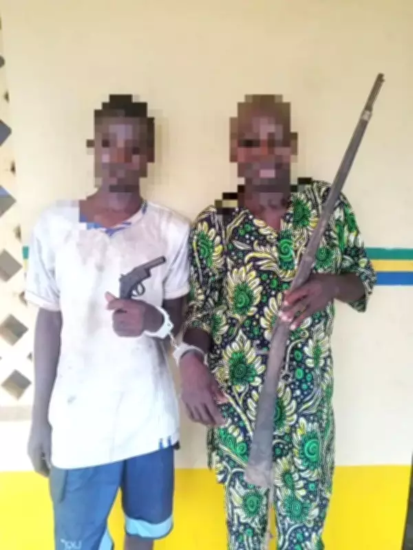 Ogun Police Arrest Father, Son, Recover Four Firearms in Coordinated Operations