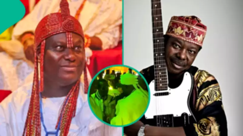 Ooni of Ife's Graceful Response to King Sunny Ade's Bow at Osun Party Sparks Buzz