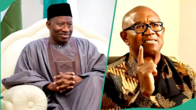 Peter Obi Dismisses Jonathan Threat in 2027 Presidential Race, Focuses on Nigeria