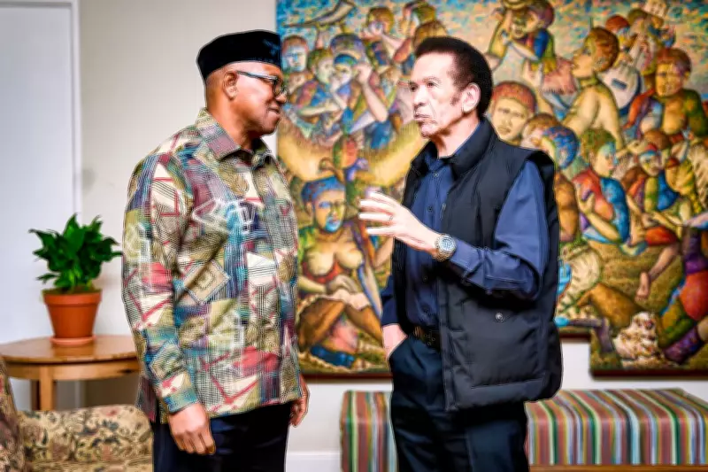 Peter Obi Meets Ex-South African President Thabo Mbeki in Closed-Door Talks