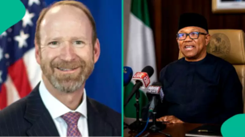 Peter Obi Meets US Consul General in Lagos Day After NDC Defection