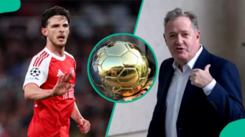 Piers Morgan Backs Declan Rice for 2026 Ballon d'Or After UCL Final Run