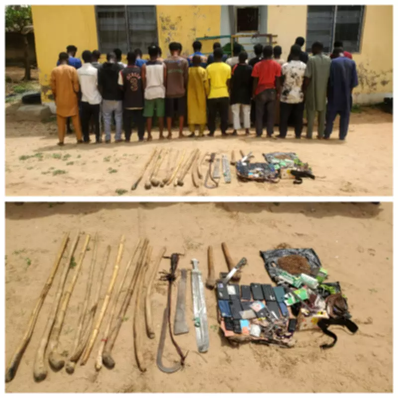 Police Arrest 27 Suspects, Recover Weapons in Niger State Raid
