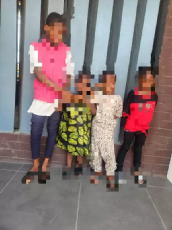 Police Rescue Four Kidnapped Children in Lagos, Hunt Female Suspect