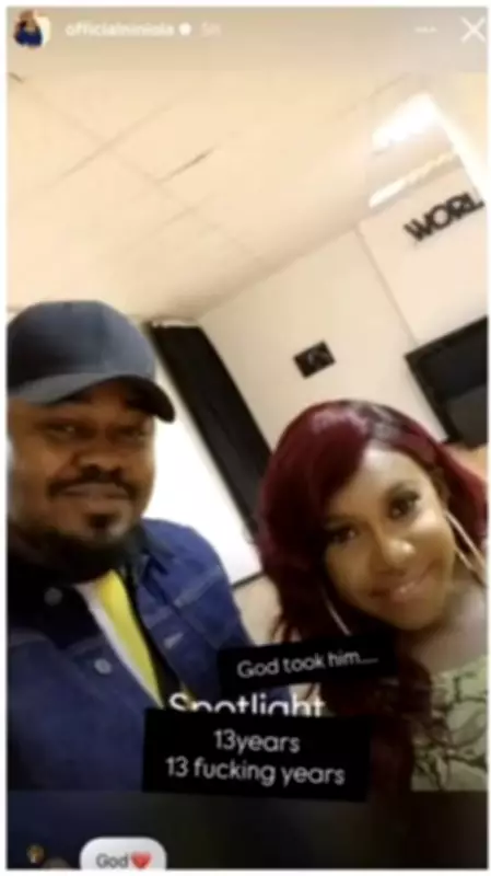 Singer Niniola Mourns Husband Michael Ndika After 13 Years Together