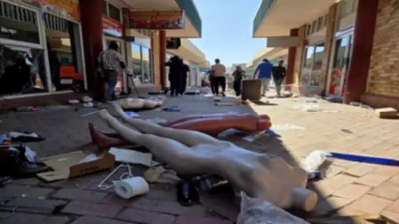 South Africans Loot Foreign-Owned Shops in Estcourt, KwaZulu-Natal