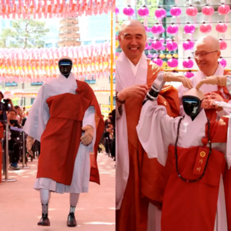 South Korea's Humanoid Robot Becomes Buddhist Monk in Historic Ceremony