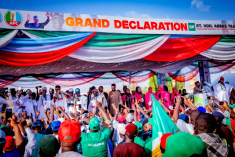 Tajudeen Abbas Rallies Massive Zaria Crowd in Support of Tinubu 2027