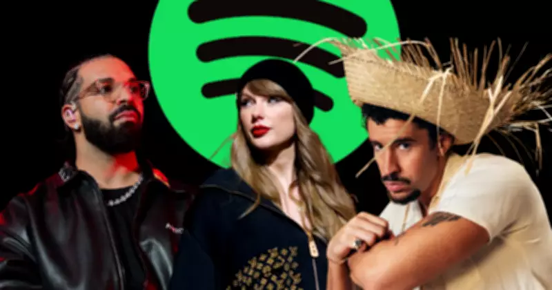 Taylor Swift, Bad Bunny, Drake Top Spotify's Most-Streamed Artists All-Time