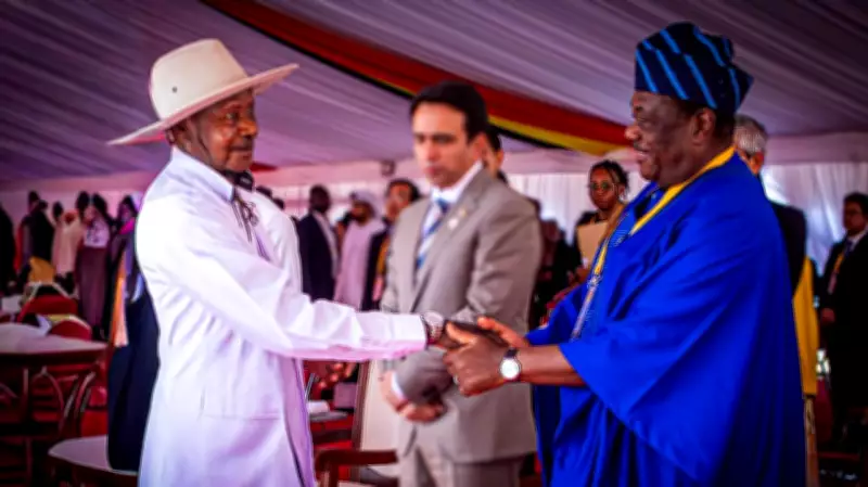Tinubu's Representative Akume Joins African Leaders at Museveni's Inauguration