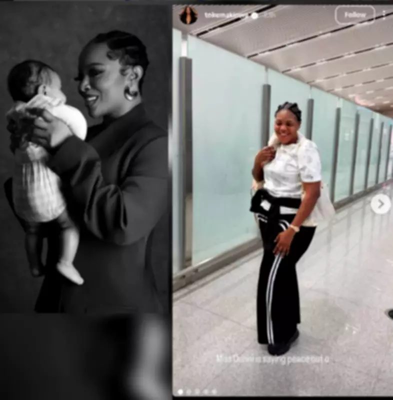 Toke Makinwa Flies Housekeeper to London in Upper Class