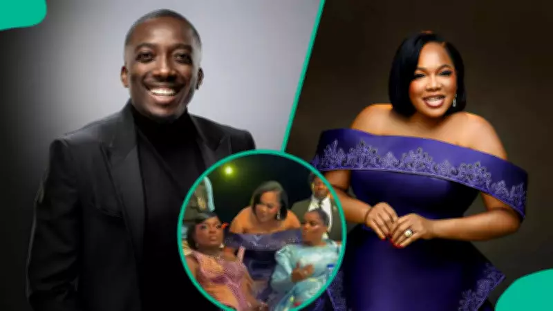 Toyin Abraham Speaks with Bovi After His AMVCA Skit on Her Feud with Funke Akindele