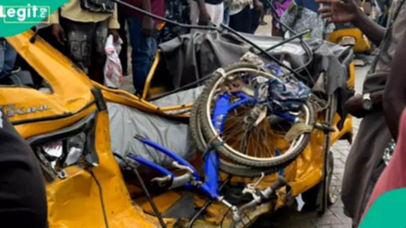 Tragedy in Lagos: Speeding Car Hits Tricycles, Many Injured
