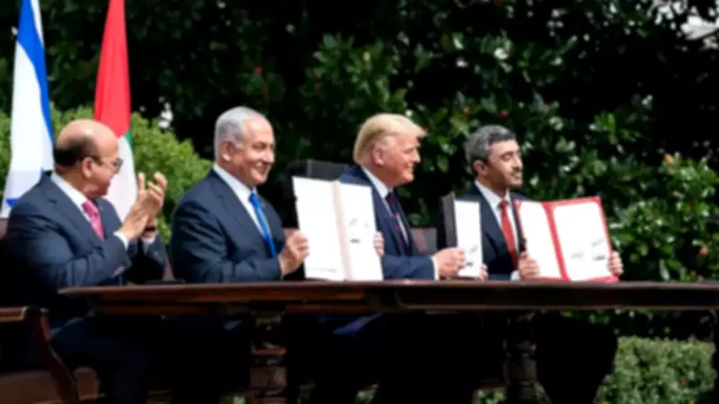 Trump Ties Iran Deal to Abraham Accords Expansion Push