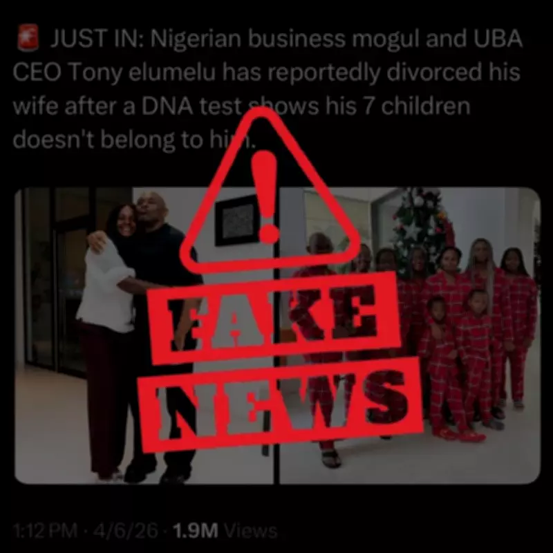 UBA Debunks False Divorce Rumours About Chairman Tony Elumelu