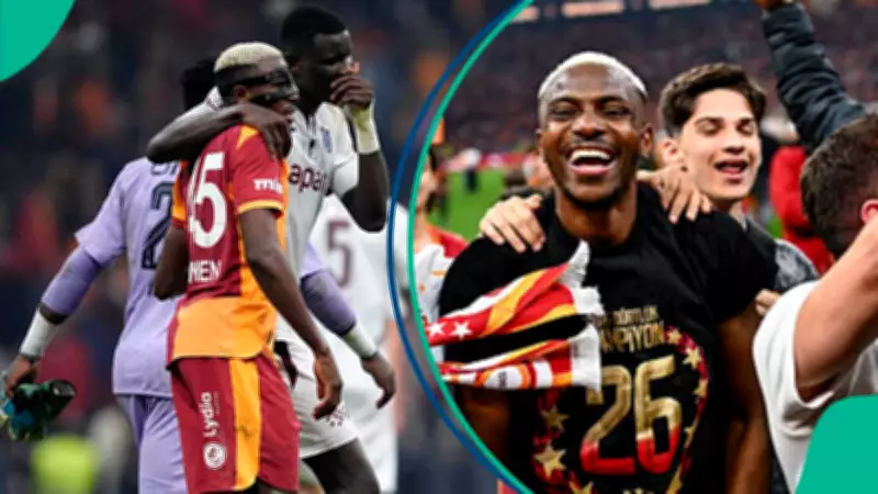 Victor Osimhen and Paul Onuachu Party After Galatasaray Super Lig Win