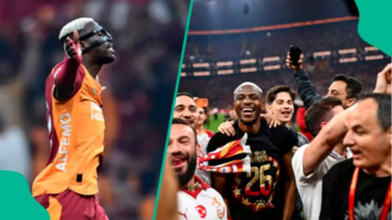 Victor Osimhen Emotional After Helping Galatasaray Win Fourth Straight Turkish Title