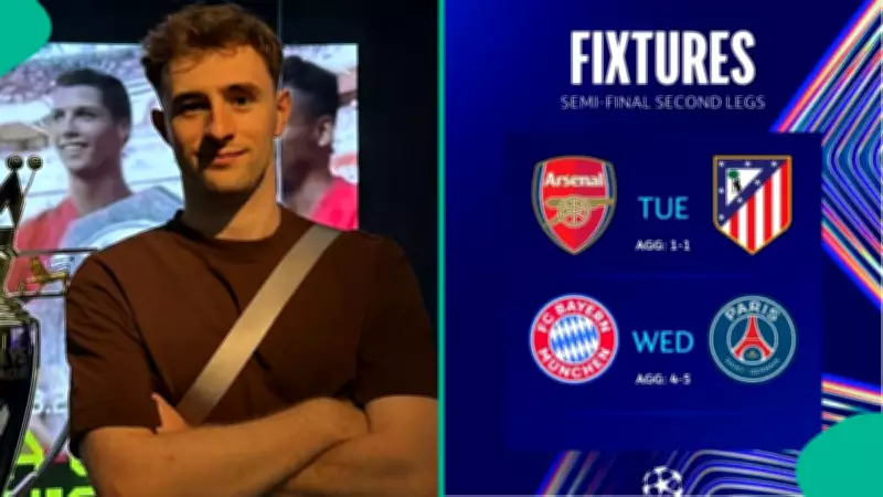 White Man Predicts UCL Semis Scorelines and Scorers for Arsenal vs Atletico, Bayern vs PSG