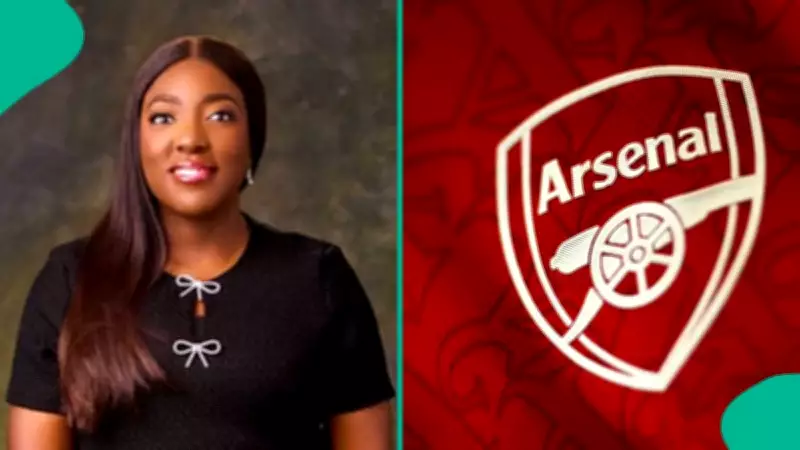 Woman Dumps Office Dress Code to Celebrate Arsenal's Premier League Win