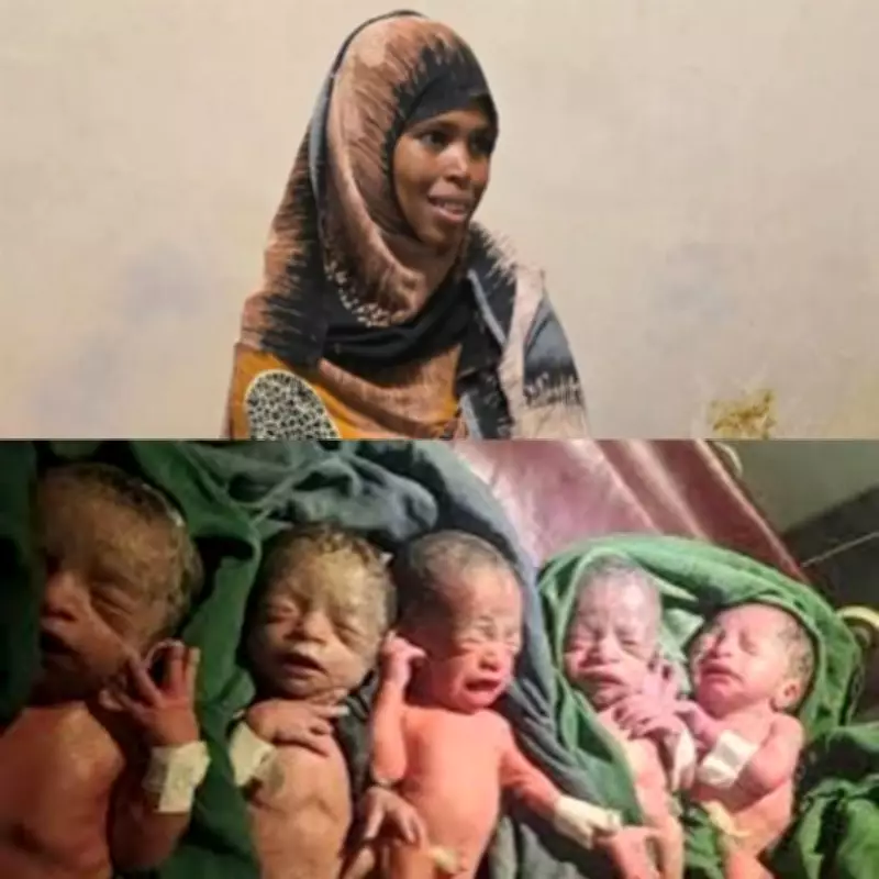 Woman gives birth to quintuplets after 12 years of infertility in Ethiopia