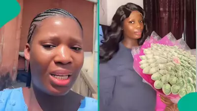 Lady Distraught After Money Bouquet Gift Stolen at Home