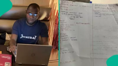 Man Who Aced Shell Interview Shares Handwritten Study Guide Online