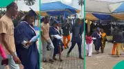 Best Graduating Student of DELSU Arrives at Convocation in Grand Style