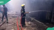 Children Playing with Gas Cylinder Cause Fire That Destroys Two Flats in Kwara