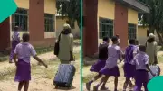 Corps Member's Emotional Farewell to Students Goes Viral on TikTok
