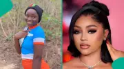 Lady Shares What Regina Daniels Told Her During Shop Visit, Reactions Pour In