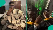 Nigerian Man and Father Graduate Together with Same Degree in US University