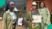 NYSC Member Salutes Mother After Passing Out Parade, Video Goes Viral