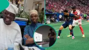 Raheem Okoya's Emotional Reaction to Arsenal's UCL Defeat Sparks Reactions