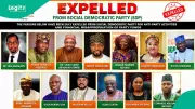 SDP Expels 13 Members After 2026 National Convention in Abuja