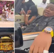 Socialite Cubana Chiefpriest Sparks Outrage with 'Cemetery Chilling' Remark at Davido's Friend's Funeral