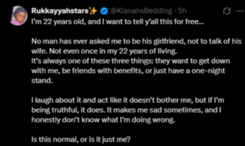 22-Year-Old Woman Opens Up About Never Being Asked to Be a Girlfriend